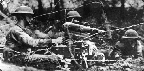 Machine Gun Crew in Alsace