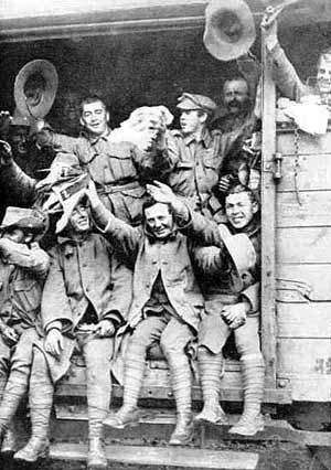 Departure of Australian troops