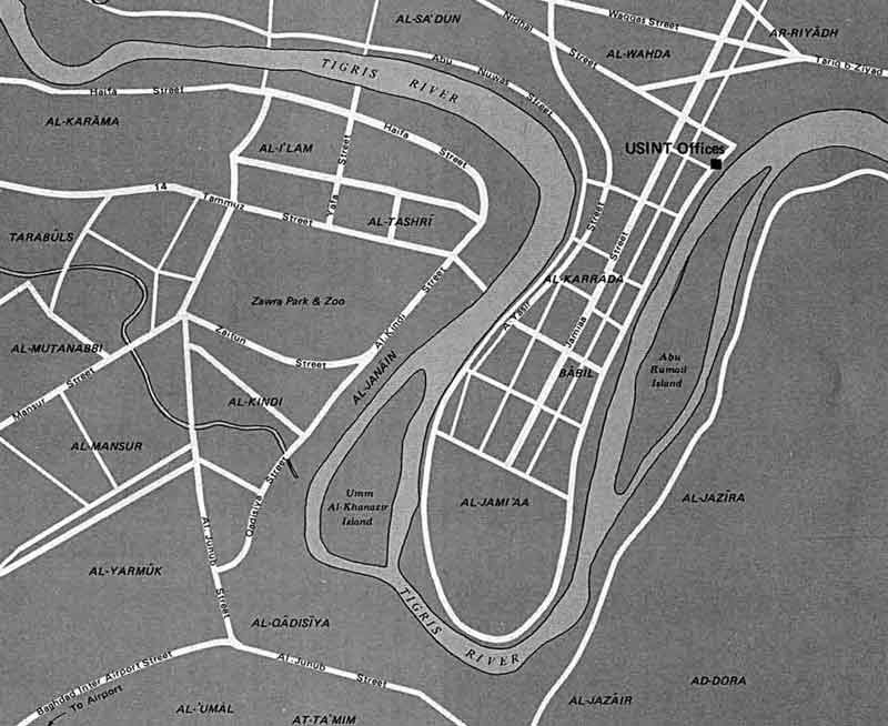 Map of Baghdad