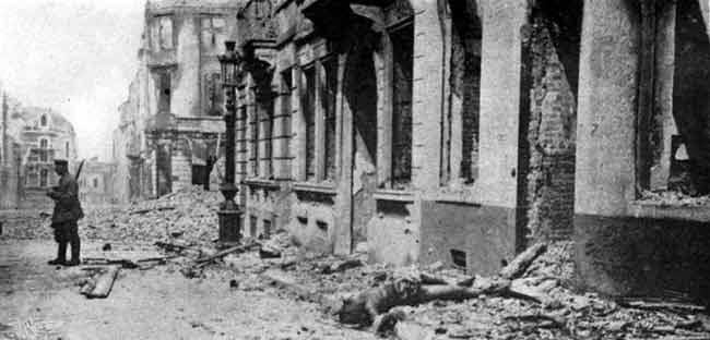 German burning of Louvain, 1914