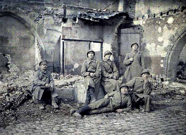 Russian Soldiers in Reims