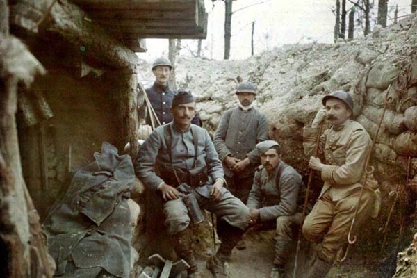 French Trench in Great War
