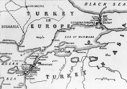 Gallipoli Map