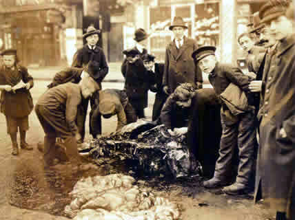 Germans starving in Berlin
