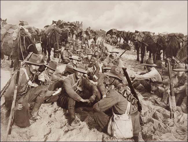 Frank Hurley: Halt During the Advance