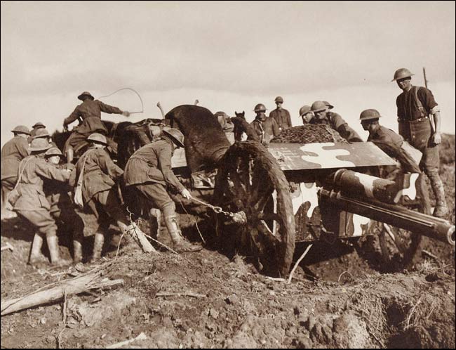 Frank Hurley: Hauling Through the Mud