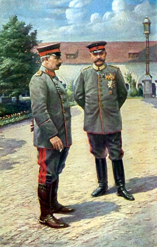 Kaiser and Hindenburg