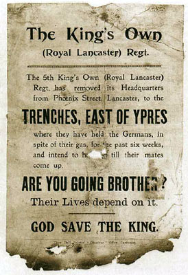 Lancasters Wartime Poster