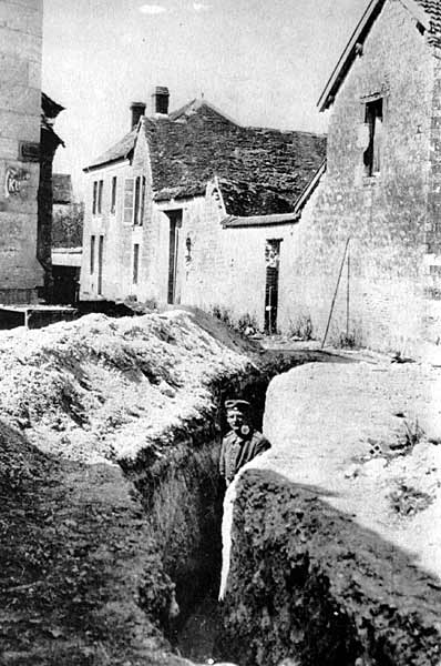 German Trench on the Western Front
