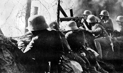 German Machine Gun Position