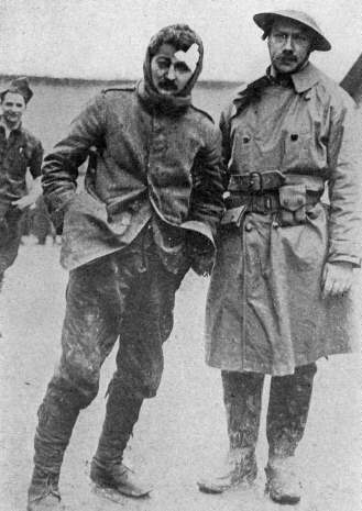 Captured German Soldier in Great War