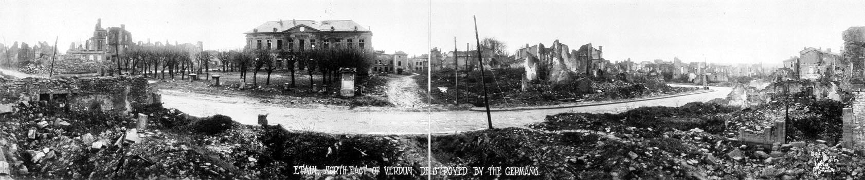 Panorama Pictures. Etain, north of Verdun, 1918