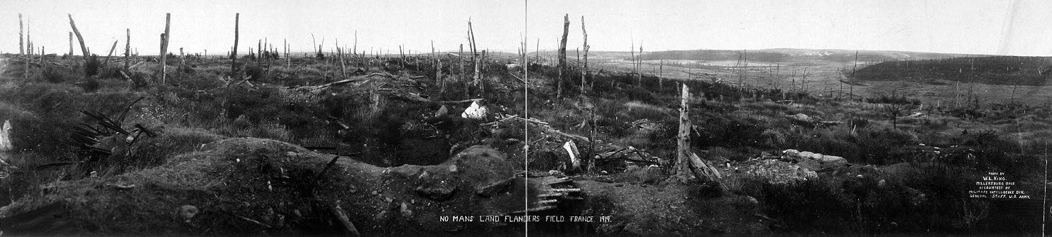 Panorama Pictures. NoMansLand in Flanders, 1919