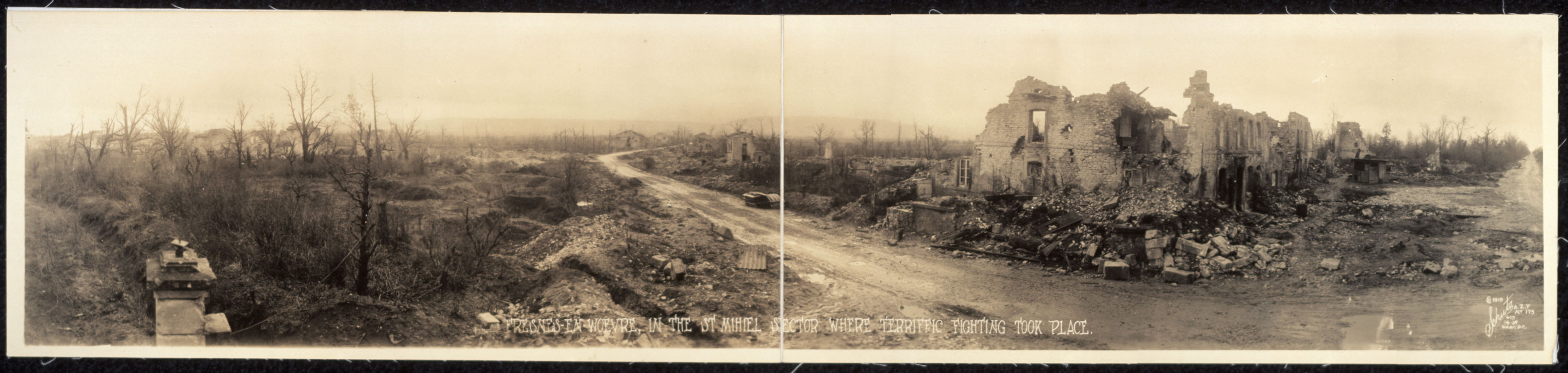 Panorama Pictures. Fresnes-en-Woevre, near St. Mihiel, 1918