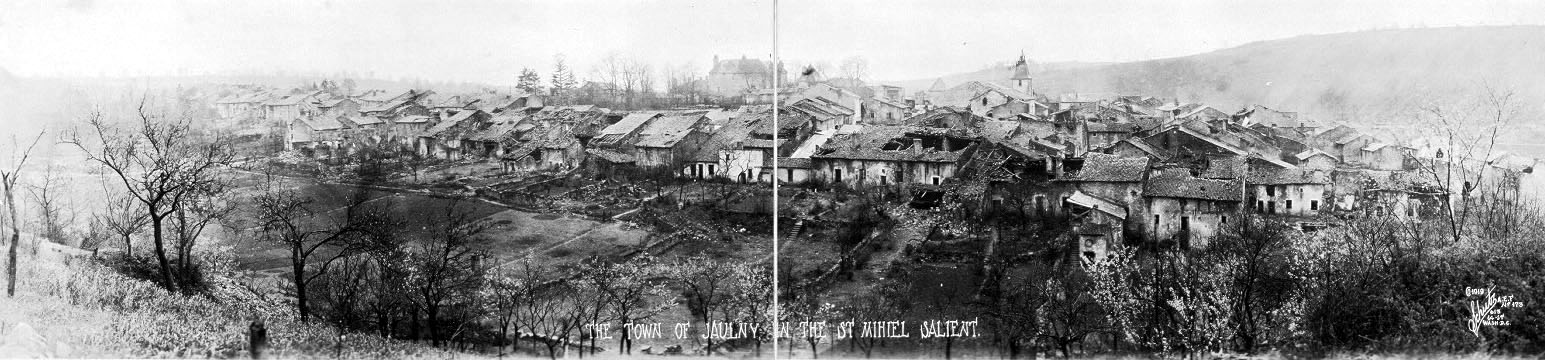 Panorama Pictures. Jaulny, in the St. Mihiel salient, 1918