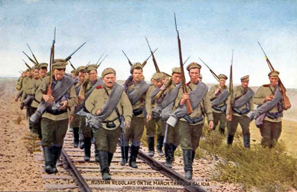 Marching with Long Bayonets