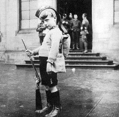 Children at Play During Great War