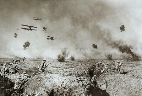 The Battle of Zonnebeeke, Flanders, 1917
