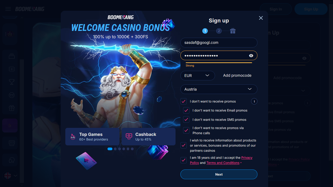 Boomerang Bet casino
