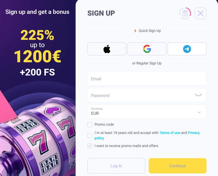 Registration and login to a Lalabet account