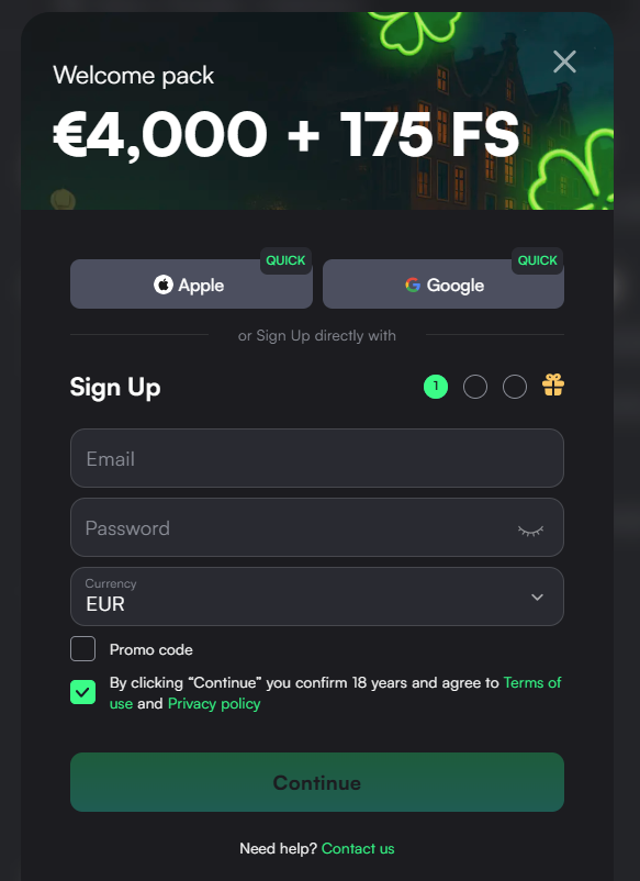 Registration and Login to a Trueluck Account