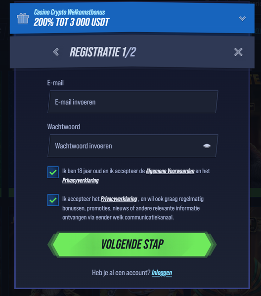 Registration and login to the VegasHero account-2